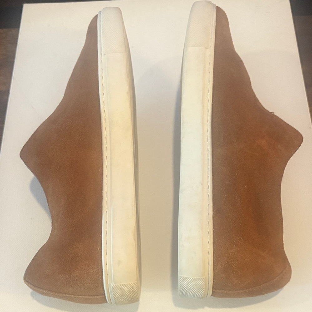 Gentle Souls Women’s Tan Suede Loafers - Size 8